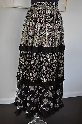 Vintage Boho Hippie Skirt Long Size Small Women’s From Globetrotter  • $18