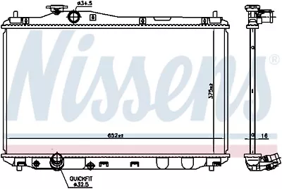 HONDA CIVIC IX Radiator 2012-2016 • £134.95