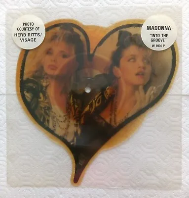 Madonna - Into The Groove Original 1985 Shaped Picture Disc 7  Vinyl. • £49.99