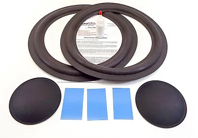 Realistic Mach One 15  Woofer Foam Speaker Repair Kit W/ Shims & Dust Caps! • $42.75