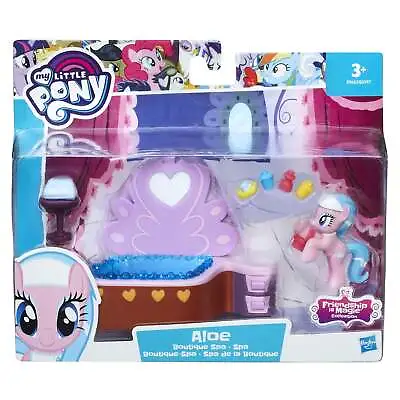 My Little Pony Boutique Salon/Spa Aloe Figure Action Pack Collection Horse Girl • £9.39