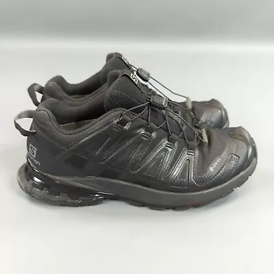 Salomon Hiking Shoes Womens US 8 Black XA Pro 3D V8 Trail Running GTX Low Top • £34.03