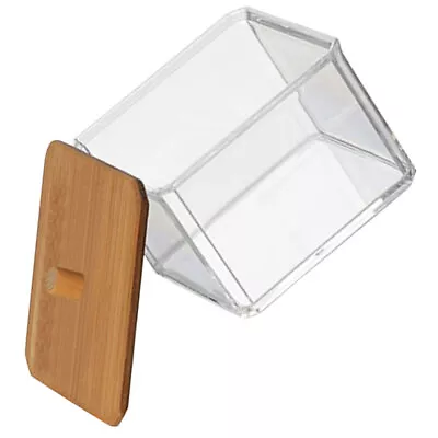 Luxshiny Acrylic Storage Box Metal Laundry Pod Container-SH • £10.75