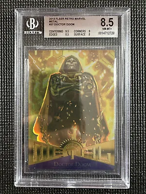 2013 Marvel Fleer Retro - Metal - Doctor Doom - BGS 8.5 NM-MT+ • $174.99