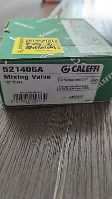 New Caleffi Mixing Valve 1/2  Press # 521406A • $89.95