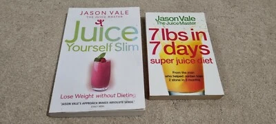 £6.50 • Buy Juice Yourself Slim - 7lbs In 7 Days - Set 2 Jason Vale Super Juicing Diet Books