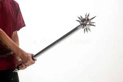 Medieval Spiked Ball Mace Silver (Stainless Steel) Morning Star Morgenstern 34+  • $45.50