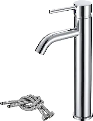 £33.35 • Buy Mighbow Bathroom Basin Mixer Tap High Rise Tall Basin Taps Mono Counter Top Sink