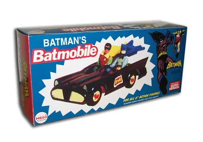 Mego BATMAN BATMOBILE BOX (VERSION 2) For 8  Action Figures (BOX ONLY) • $25