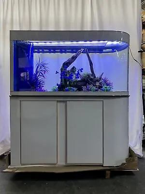 WARRANTY INCLUDED! 180 Gallon GLASS Room Divider Peninsula Aquarium Fish Tank • $3800