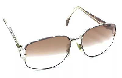 Gucci Vintage Gold Marble Metal Square Sunglasses Frames 59-16 Women Italy • $89.99