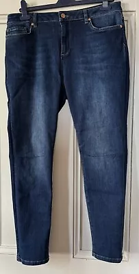 Mint Velvet Dark Wash Jeans Size 14r. BNWOT. Originally £89.00 Tapered Leg.  • $19.88