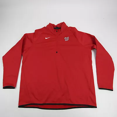 Washington Nationals Nike Dri-Fit Pullover Men's Red Used • $44.99