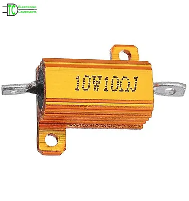10W RX24 Aluminium Power Resistors 0.1 Ohm To 10K Ohm 5% J • £3.59