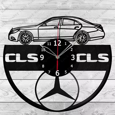 Vinyl Clock Mercedes-Benz Vinyl Record Wall Clock Home Art Decor Handmade 7155 • $24.99