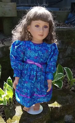 Blue And Purple Dress Fits 23 Inch My Twinn Doll Handmade New • $15