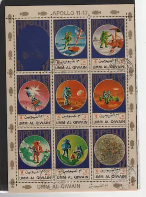 Vintage Stamps UAE UMM-al-QIWAIN Emirate 1972 Apollo's 11-17 Missions  4/22/2024 • $6.95