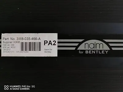Bentley Naim Amplifier PA2 3W8-035-466-A • $3000