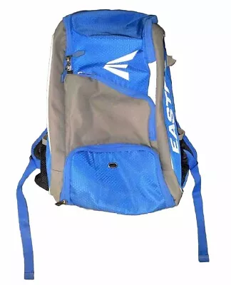EASTON Blue Black White Baseball Softball Backpack 2 Bat Bag Equipment Sports • $16.99