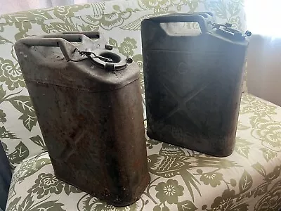 Antique / Vintage Military Jeep / Jerry / 5 Gallon Gas Can  1944 • $300