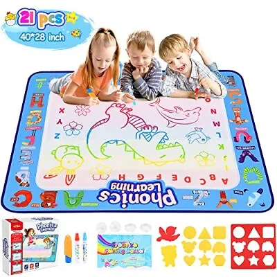£17.20 • Buy Toddler Toys For 2 3 4 5 Year Old Boys Girls, Water Doodle Mat Education  Gifts