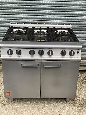 Natural Gas  Falcon 6 Burner Dominator Plus Oven Range/ Cooker / Commercial • £1295