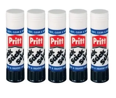 £4.69 • Buy 5x Pritt Stick Glue Stick 11g Washable Non-Toxic For Office School Home