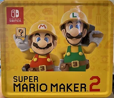 Super Mario Maker 2 Tin Lunch Box Nintendo Switch Target Promo • $19.99