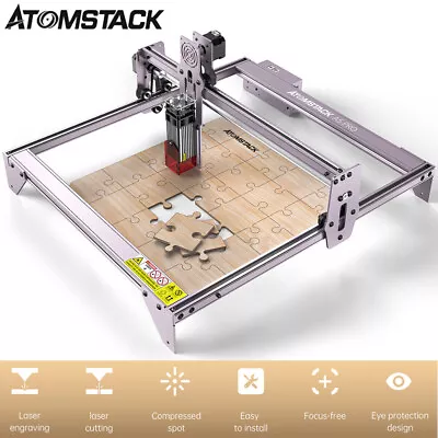 ATOMSTACK A5 Pro 40W Laser Engraving Machine Laser Engraver For Metal Glass J8Y1 • $153.69