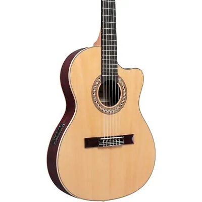 Ibanez GA Series GA34STCE Thinline Solid Top Classical Acoustic-Electric Guitar • $379.99