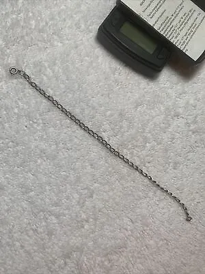 Vintage Sterling Silver Opal  Link Bracelet - 7” Wear Not Scrap Silver • $19.99