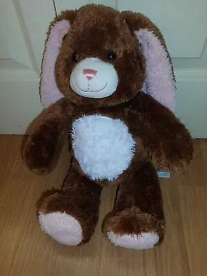 £1.99 • Buy Build A Bear 18  Dark Brown Silky Bunny Rabbit  *mint Cond*