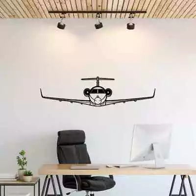 Wall Art Home Decor 3D Acrylic Metal Plane Aircraft USA Silhouette 500 Front • $87.99