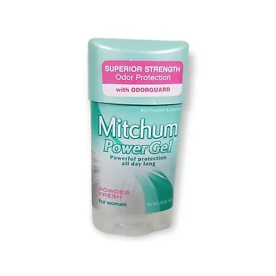 Mitchum 24 Hr Deodorant Women Power Gel Powder Fresh Scent 2.25oz • $16.99