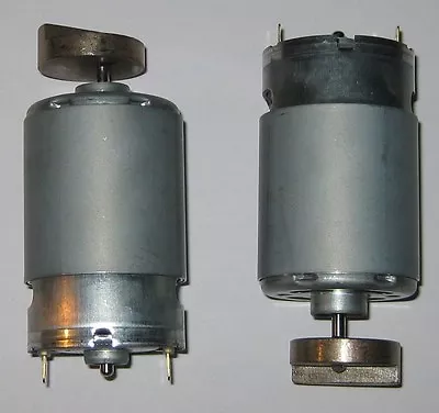 2 X Mabuchi 555 Massager Motor - 12V DC - 4000 RPM - Heavy Vibrator Brass Weight • $37.95