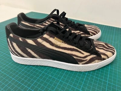 £75 • Buy Puma Clyde Zebra Print Trainers