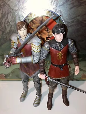 Chronicles Of NARNIA Action Figures X2: King Peter & King Edmund Pevensie Disney • £14.99