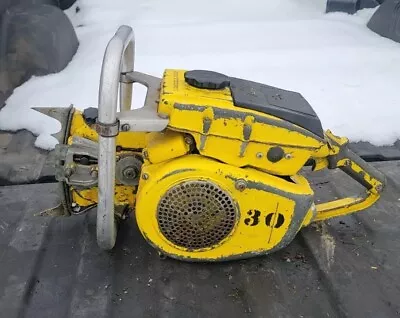 Vintage McCulloch 1-80 Chainsaw Gear Drive Chain Saw 87cc Kart ( MC10 ) • $350