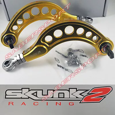 Skunk2 Racing Pro Gold Rear Camber Kit For 2006-2011 Honda Civic 1.8L 2.0L • $304.99