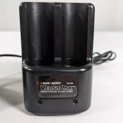 Black And Decker Versapak VP130 Dual Battery Charger Dock Batteries Not Included • $17