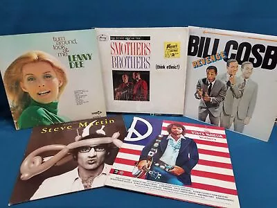 Steve Martin Bill Cosby Lenny Dee Smothers Brothers 5 Comedy 12  LPs 60s 70s ^ • $8.99