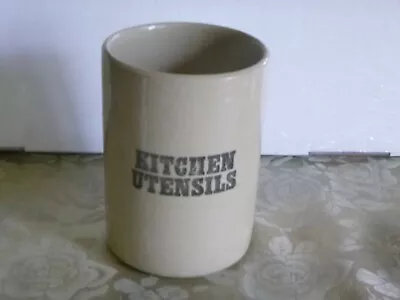 Vintage Pearsons Of Chesterfield England Pottery Rustic Country Utensils Holder • $18