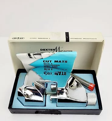 Vintage Dexter Mat Cutter In Original Box With Extra Dexter #3 Blades • $13.24