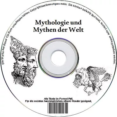 MYTHOLOGIE Und MYTHEN Ebook Literatur SAMMLUNG Griechen GERMANEN Athen Rom Asien • £7.18