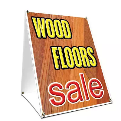 Wood Floors Sale Yard Sign & Stake Outdoor Plastic Coroplast Window • $29.99
