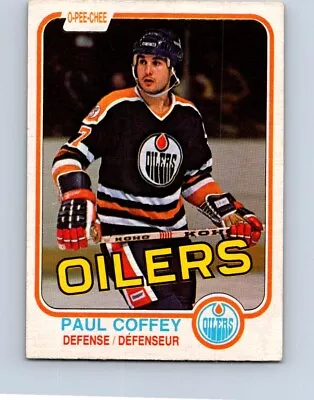 Vintage Hockey Card Opc   1981 Paul Coffey Rookie Card Edmonton Oilers No42 • $54.62