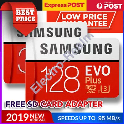 Micro SD Card SamSung Evo Plus 32GB 64GB 128GB Class 10 SDHC SDXC Memory Card HD • $7.30