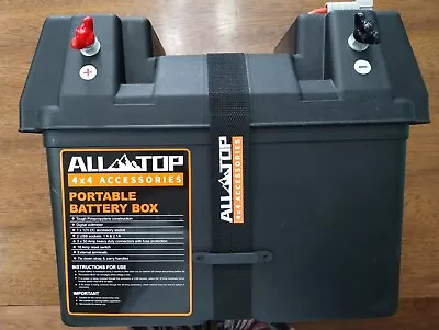 Smart Battery Box 12V Marine Case W/ 50AMP Connectors Multi Ports & Circuit Br • $80