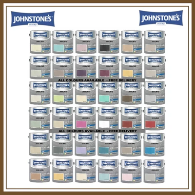 £17.72 • Buy Johnstones Wall Ceiling Matt Emulsion Paint 2.5 Litres - ALL COLOURS 