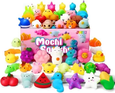 Mochi Squishy Toys Set 50 Pack Mini Mochi Party Favors For Kids Kawaii Squishy • $22.99